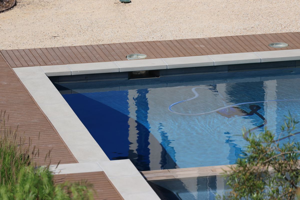 Professionally maintained residential swimming pool